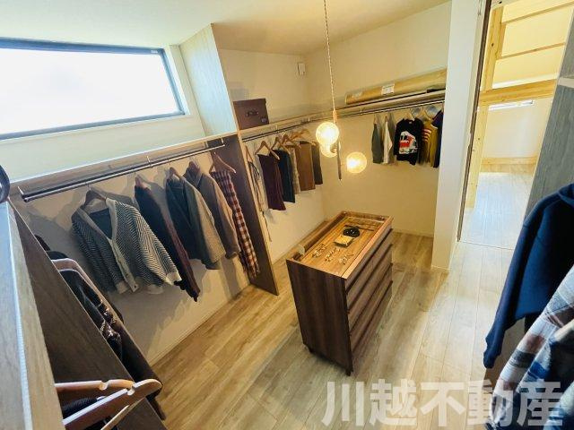 注文住宅のお手本になった展示場を家具付きフル装備で！の収納|各種金融機関取り扱っています