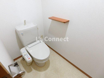 【トイレ】 | ＣＡＳＡ－Ｓ | 温水洗浄便座付きのトイレ。