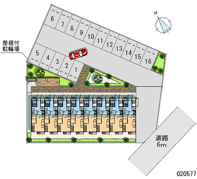 【区画図】 | レオパレスMidoriⅡ | 画像4