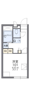 【間取り】 | レオパレスハポネス | 画像2