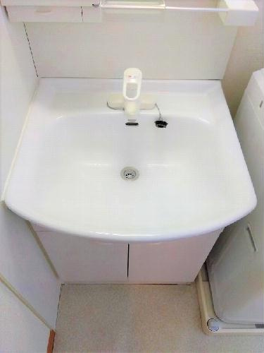 レオパレス沼南6の独立洗面台