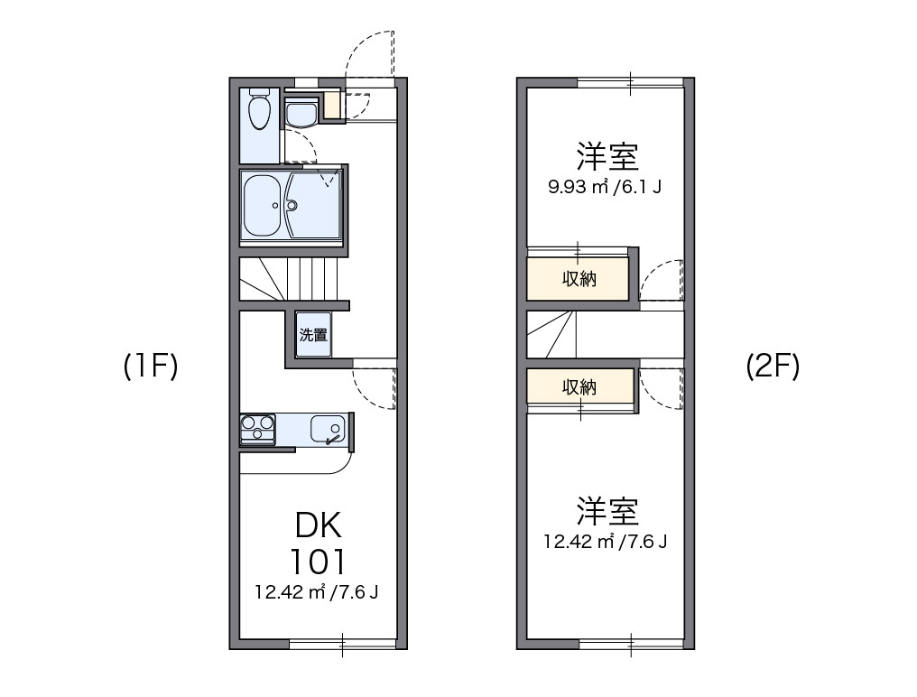 レオパレスエミネンスの間取り|画像2