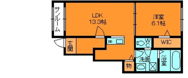 ピーチブロッサムの間取り