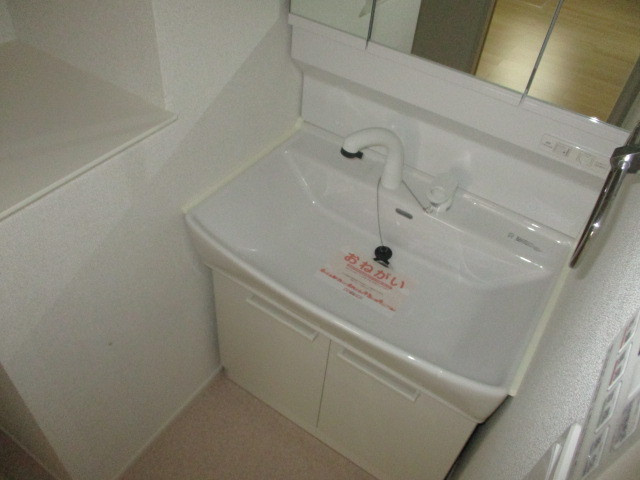 フラワーコートの洗面所