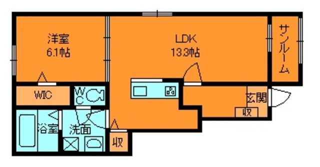 ルナハイツ5の間取り
