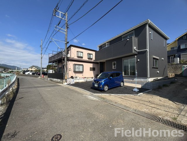 厚木市及川2丁目新築戸建て　第8-1号棟の前面道路含む現地写真|前面道路含む現地写真です。
