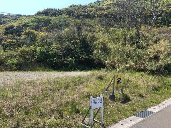 志生木土地の前面道路含む現地写真