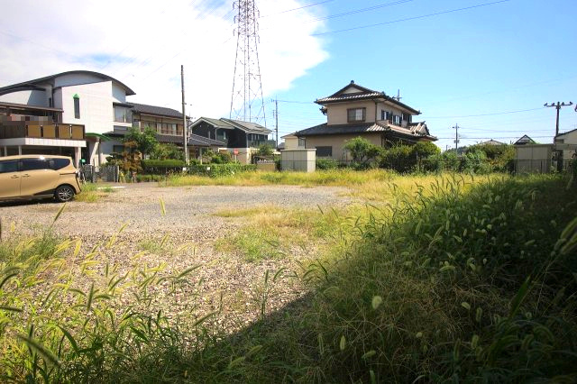 下野市駅東４丁目の外観|敷地を南西側から撮影（2025年9月撮影）