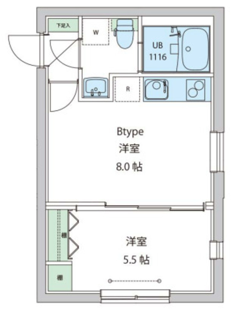 レオーネ早稲田の間取り