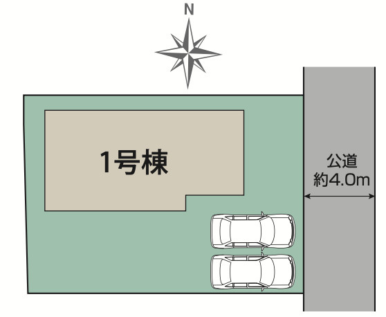【区画図】 | 東松山市西本宿　新築戸建　全1棟　1号棟