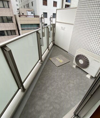 ビエラコート内久宝寺のバルコニー