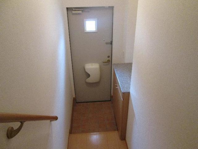 サンクレスト長清水の玄関