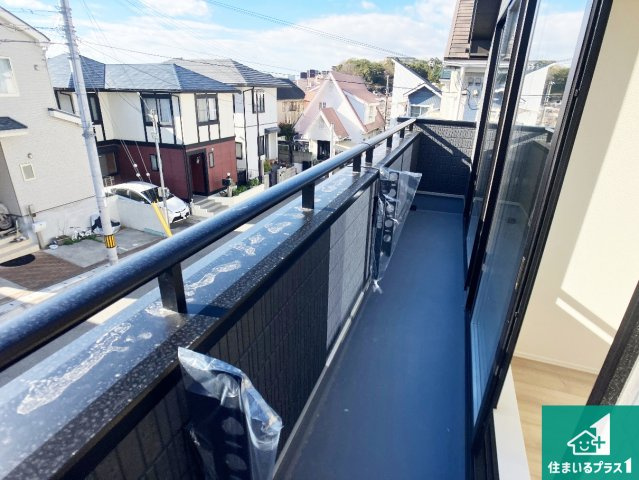 明石市松が丘　新築一戸建てのバルコニー|日当たりのよいバルコニー！お部屋が開放的に！