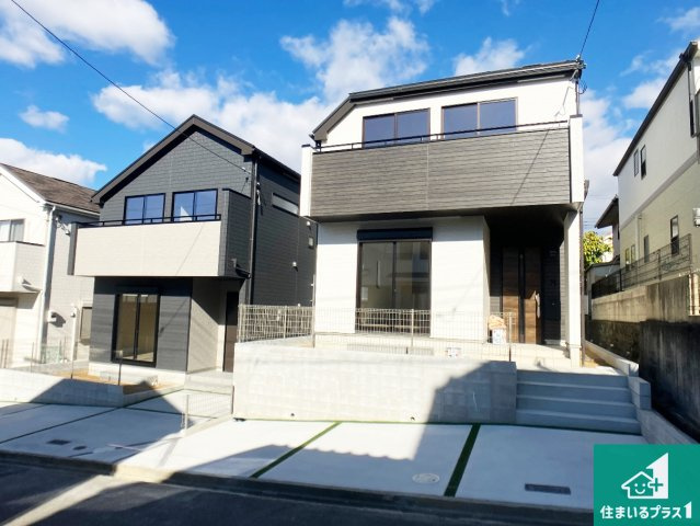 明石市松が丘　新築一戸建ての外観|お客様に長く安心して住んでいだだける事にこだわった家づくり！住んでからのアフターサービスにもしっかりと取り組んでいます！