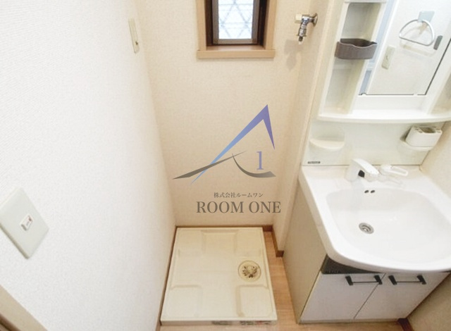 上池ヒルズの設備|洗濯機置き場です。