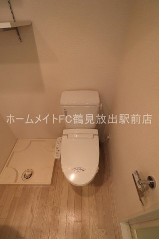 東大阪市高井田本通７丁目の賃貸マンションのトイレ
