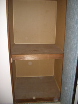 専用の収納スペースです