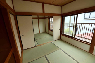 【和室】 | 堀貸家 | ２階4.5帖の続き間（・タタミ表替え・クロス、襖張替済）