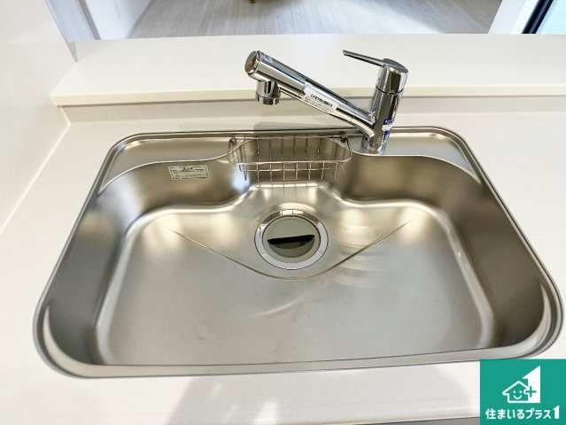 姫路市上大野　第４期　新築一戸建ての設備|広々としたシンクで食器洗いも楽々！