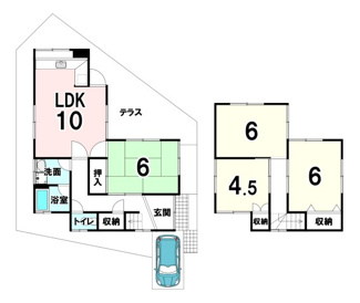 【間取り】 | 奈良市六条西3丁目