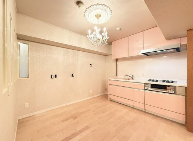 シャンボール大名D棟の居間・リビング