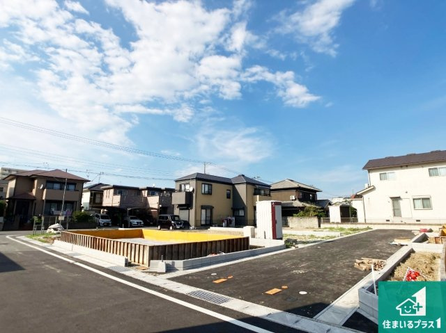小野市神明町　第4期　新築一戸建ての外観|周辺は落ち着いた街並みの住宅地！子育てがしやすい住環境です！まだ未完成ですが、現地でしかわからない事もございます。是非一度ご覧ください。