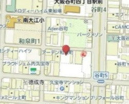 ルネフラッツ谷町四丁目の地図