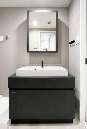 S-RESIDENCE大阪上本町の独立洗面台