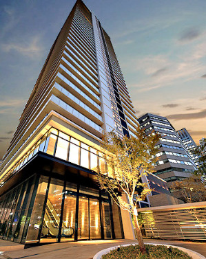 ブランズタワー御堂筋本町の外観