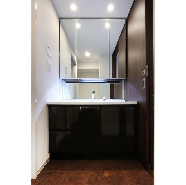 ライトテラス蔵前の洗面所