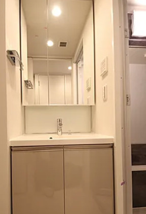 ルフォンプログレ堺筋本町タワーレジデンスの独立洗面台