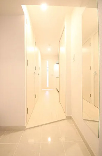 アドバンス大阪城べレッツァの玄関