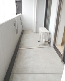 ルミエール北梅田のバルコニー