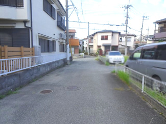 【前面道路含む現地写真】 | 川西市東畦野4丁目　建築条件無土地