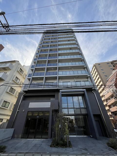 クレストコート池上のエントランス| 建物の外側です