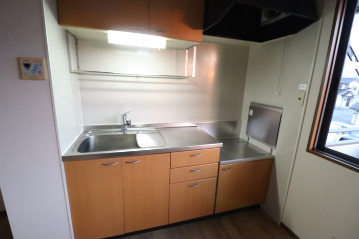 熊本市西区上代３丁目のアパートのキッチン