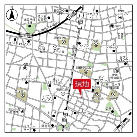 【地図】 | グローリオシェルト馬込