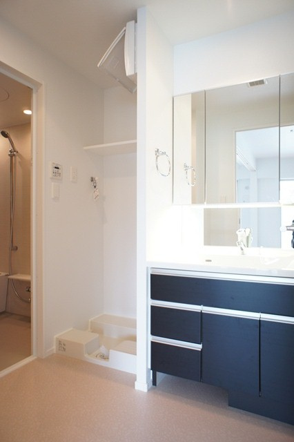 新品家具付きマンション博多駅前31A(KaGood福岡)の洗面所