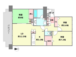 エスト塚口プリサージュの間取り