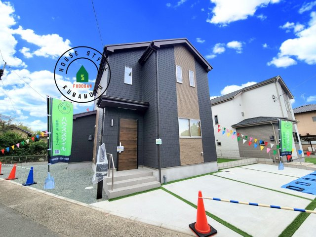 熊本市北区龍田弓削1丁目第1-2棟（A号棟）の外観|デザイン性のある外観です。