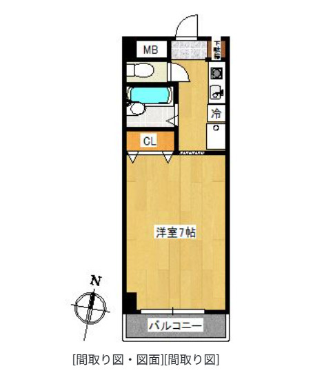  ベルトピアエグゼ福岡Ⅱの間取り