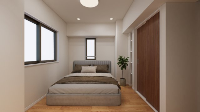 【洋室】 | 桜木町パークハウス | ※CGの為、実際と異なる場合がございます。