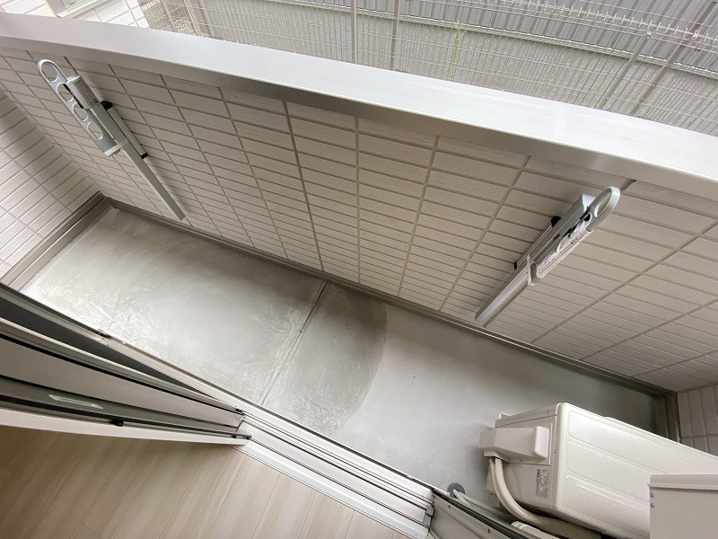 神戸市兵庫区芦原通４丁目のアパートのバルコニー|バルコニー