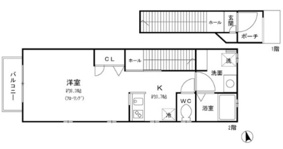 ＨＲＫ田無の間取り