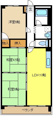 富佳ビルの間取り
