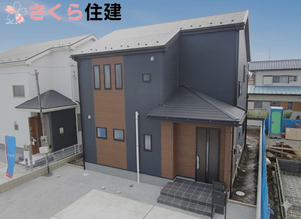 リーブルガーデン宇都宮市鶴田町第22　１号棟の外観|富士見小学校まで徒歩5分。フードオアシスオータニ鶴田店まで徒歩11分の便利な立地です。