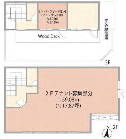 安里ビルの区画図