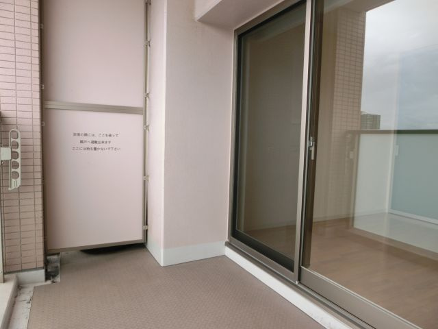 エグゼレジデンスタワーのバルコニー