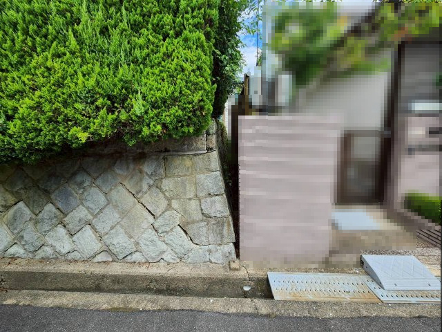 【価格改定】長岡京市高台2丁目のその他|隣地との境界