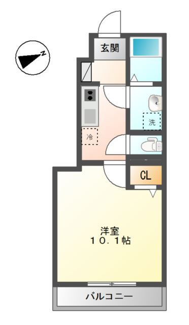ハニーカルテットの間取り